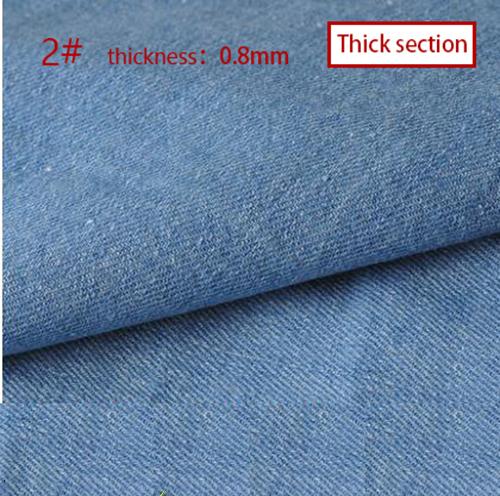 D30 SMTA 50*150cm Needlework The Cloth Fabric Tissues Knitted For Sewing Cachetelas Patchworksewing Aterial Denim Thick Section