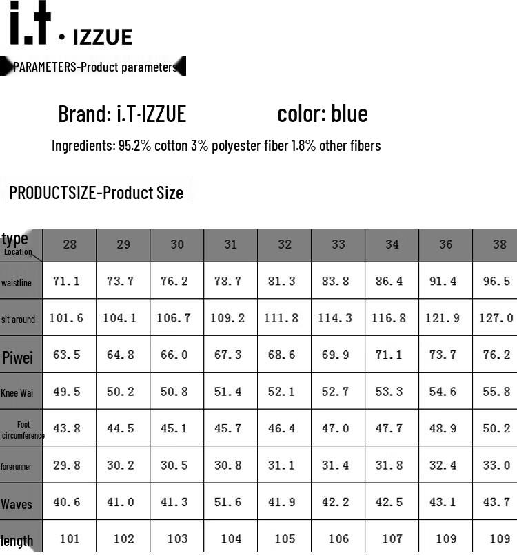 Izzue It Men's Loose Straight Ripped Jeans