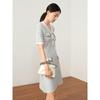 JOEONE ANNAKOU Chic Textured Knit Sweater Dress