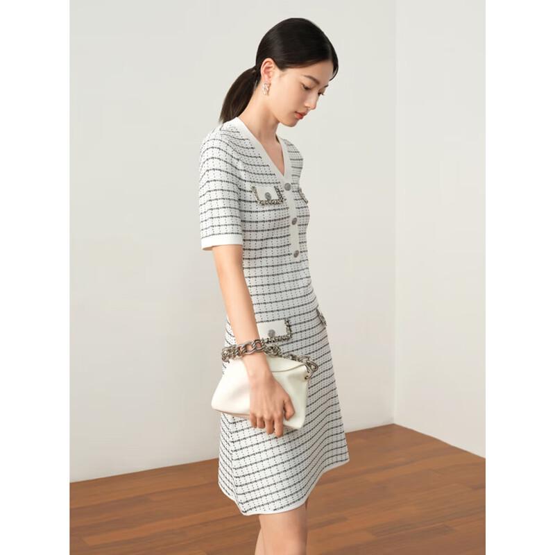 JOEONE ANNAKOU Chic Textured Knit Sweater Dress
