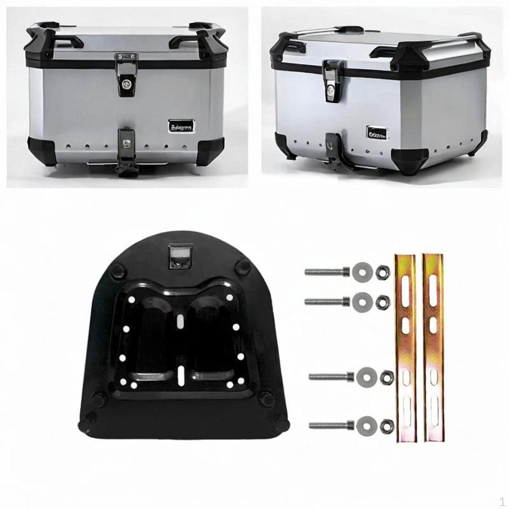 Motorcycle Rear Rack Bracket Multipurpose Mounting Base Plate Convenient Stable