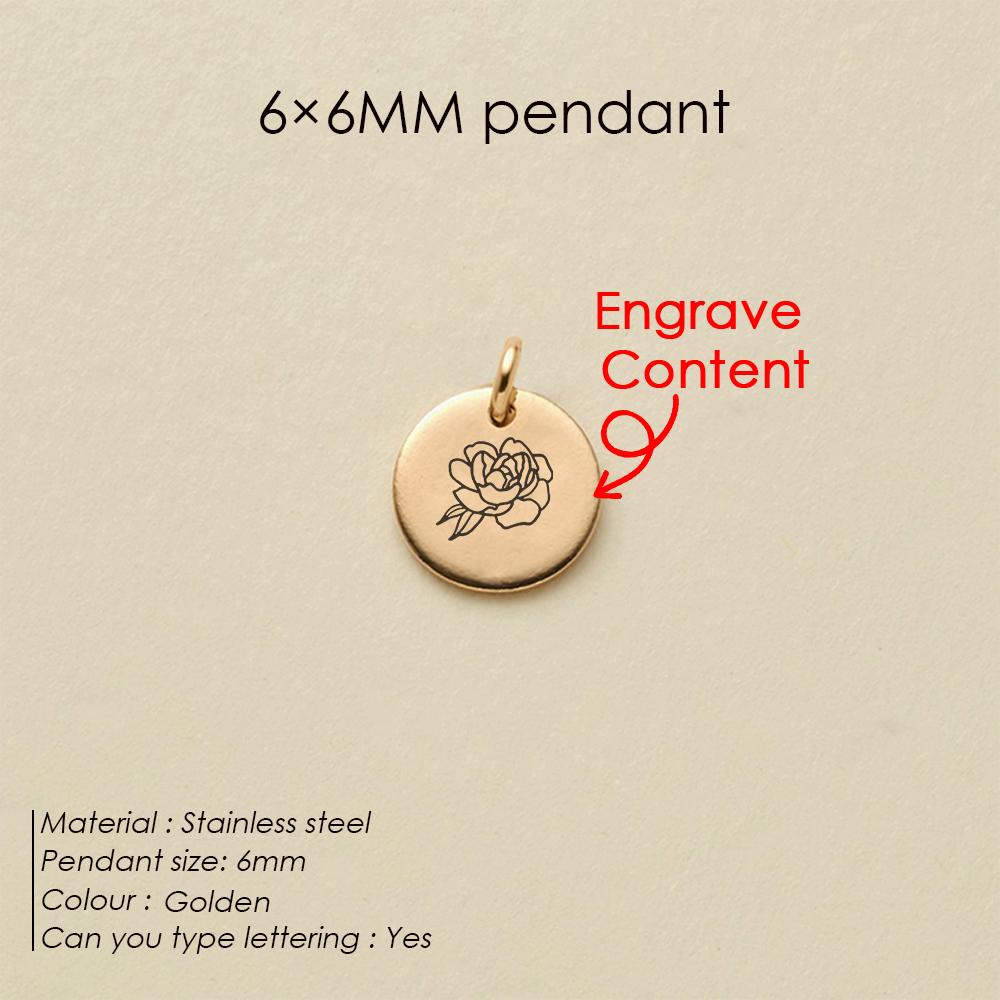 

Stainless Steel Bulk Items Jewelry Findings Gold Necklace Personalized Custom Charms Pendant Making Supplies Designer Charms