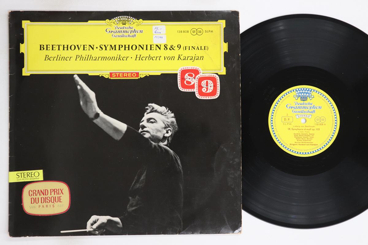 

LP Record HERBERT VON KARAJAN, BERLINER PHILH - Beethoven: Symphonie Nr. 9 4 Satz / 138808SLPM DEUTSCHE GRAMMO 1963 Germany Classical Used