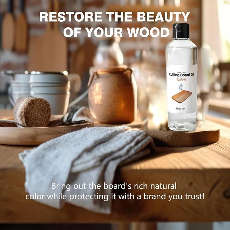 Ulei Mineral de Calitate Alimentară pentru Tocătoare-Conditioner Natural pentru Lemn și Protector Bambus Mobilier din Lemn Tacâmuri Tocătoare