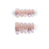 Hand-woven Armor Sweet Girl Hand-painted Eye French Cute Bow Nail Art Patch