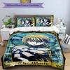 Kurapika 3pcs Bedding Set Duvet Cover Closure Includes 1 Duvet Cover & 2 Pillowcases for All Seasons Bedroom Home Dorm Decor