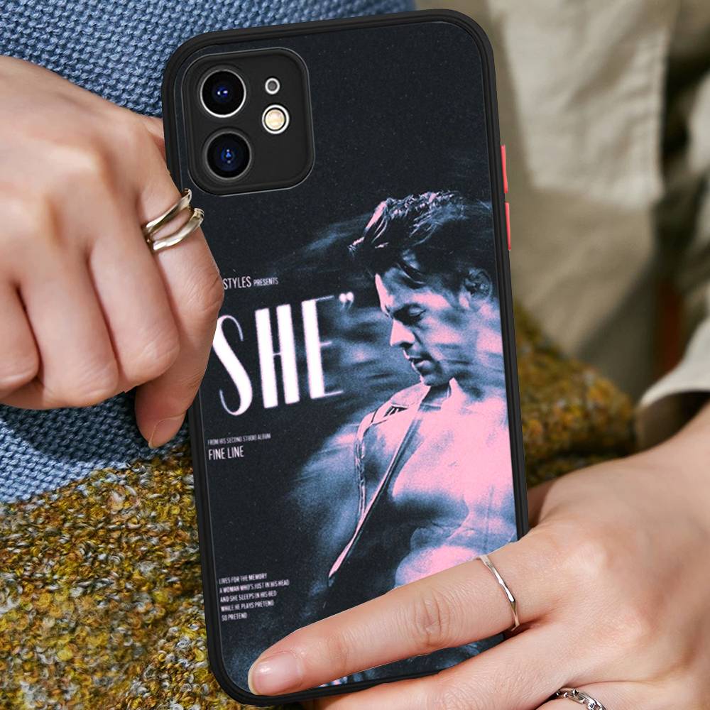 Pop Singer Harry Styles Matte Protective Case For IPhone 16 15 14 13 12 11 Pro Max X XS MAX Protection Case