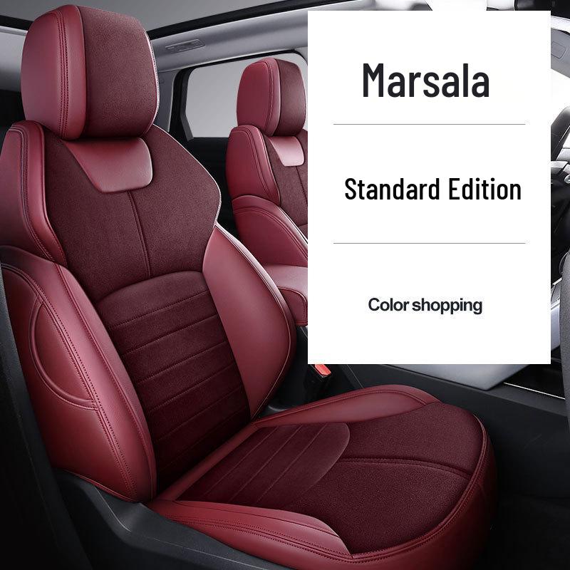 Huse de scaun personalizate din piele întoarsă pentru Land Rover Range Rover Evoque - Acoperire completă, 5 locuri