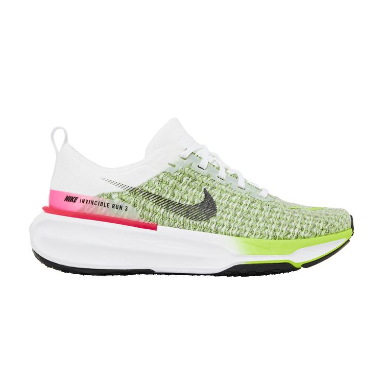 

Мужские кроссовки Nike ZoomX Invincible Run Flyknit 3 White Volt Hyper Pink черные FN6821-100