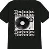 Loose and Trendy Short-sleeved T-shirts for Men and Women with Record Player Prints for Summer and Autumn 2025