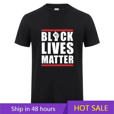 T-shirt Black Lives Matter Manches Courtes Coton T-shirt BLM T-shirt Black Life Matter Unisexe 14 Styles Vêtements