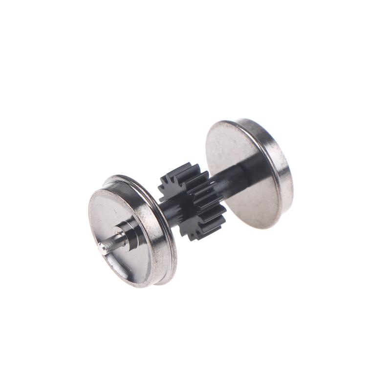 2 Pieces Ho Scale Wheels Upgrade Dc Wheel Set For 1:87 Model Trains Railroad Ho Gauge Wheels For Model Trains Diy Accessory