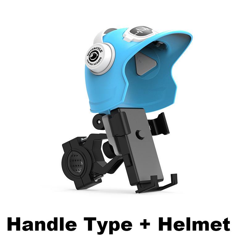 New Motorcycle Phone Holder Waterproof Phone Holder Bracket With Helmet Waterproof Shade Cell Phone Holder
