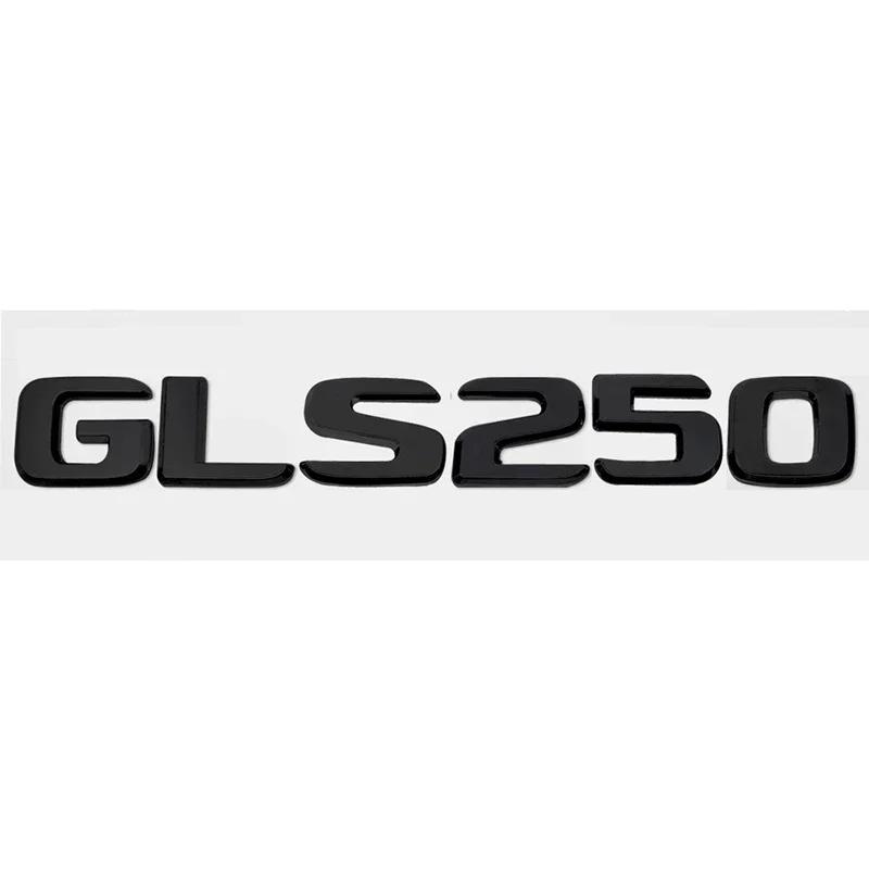 Car Digital Alphabet Trunk Emblem Badge Decal for Mercedes Benz GLS200 GLS250 GLS260 GLS300 GLS320 GLS350 GLS500 GLS550 GLS600