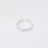 New Arrivals Open Run Chain Open Ring Cutout Twist Ring Sterling Silver
