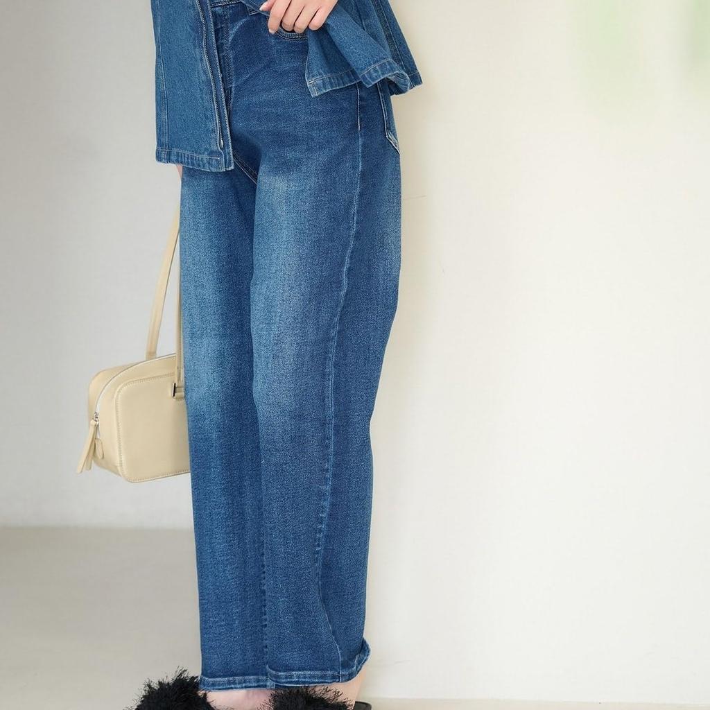 ROPE PICNIC Revolutionary Denim Mom Blue Size 38 Waist-Shaping High-Rise Jeans, (46),