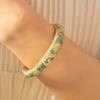 Traditional Lotus Flower Bangle Open Cheongsam Bracelet Hawaiian Chinese Cloisonne Bracelet  Daily