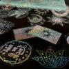 100pcs Laser Stickers Magic World PET Sticker Pack DIY Collage for Hand Account Decoration Scrapbook Labe