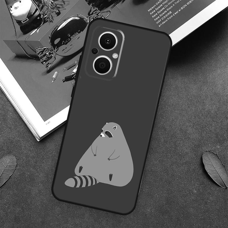 

Cartoon Raccoon Kawaii Case For OPPO Reno 10 11 12 13 14 Pro 11F 12F 13F 14F 7 8 Lite OPPO Find X9 X8 X5 Pro Cover OPPO Reno12 F