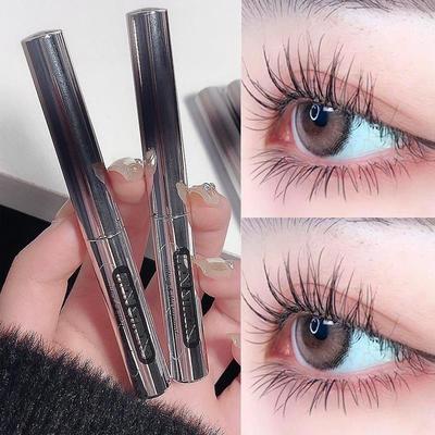 Waterproof Lengthening & Curling Mascara with Fine Brush Head - Smudge-Proof