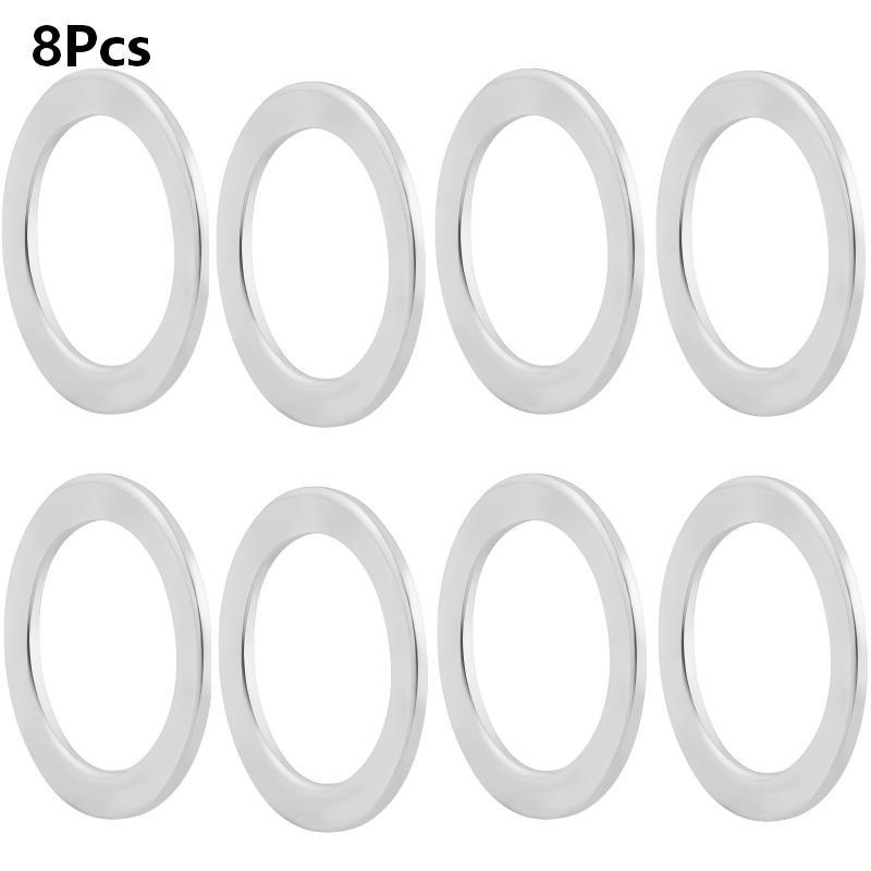 

8/12/16Pcs Bicycle Pedal Washer Mountain Bike Pedal Gasket High Strength Metal Shim For Bike Cycling Repair Accessories 8Pcs