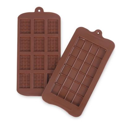 Kitchen Supplies Fondant Baking Tools Chocolate Bars Mold Silicone Mould Waffle Molds Cake Decorating