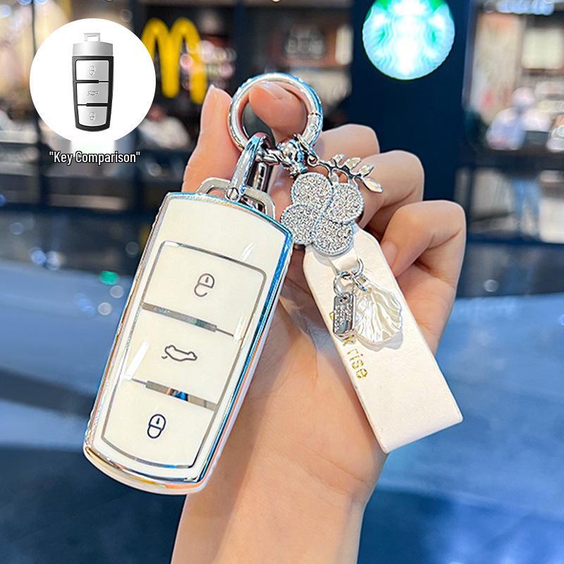 High-Grade Protective Case for Volkswagen Old Magotan B7, 2013-2016 CC Models Key Fob