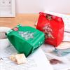 50 Stück Schneeflocke Weihnachtsbaum Geschenktüten Frohe Weihnachten Backverpackungstasche Süßigkeitenboxen 500 Stück Runde Aufkleber Weihnachten Dekorationen