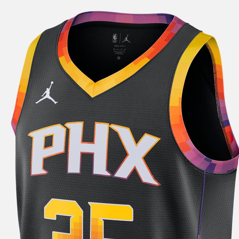 Nike Dri-Fit NBA Swingman Sleeveless Basketball Jersey, Phoenix Suns, Durant Men Tops Black DO9540-015