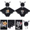Cute Toddler Baby Boys Girls Halloween Bat Costume Romper And Hat Outfit For Parties