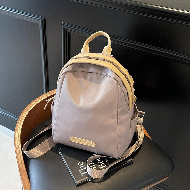 New Trendy Backpack Women's Simple Commuter Bag Fashion Versatile Backpack Multi-functional Messenger Bag