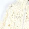 Women's Chunky Knit Zipper Cardigan: Fall/Winter Loose Handmade Sweater with Turn-Down Collar