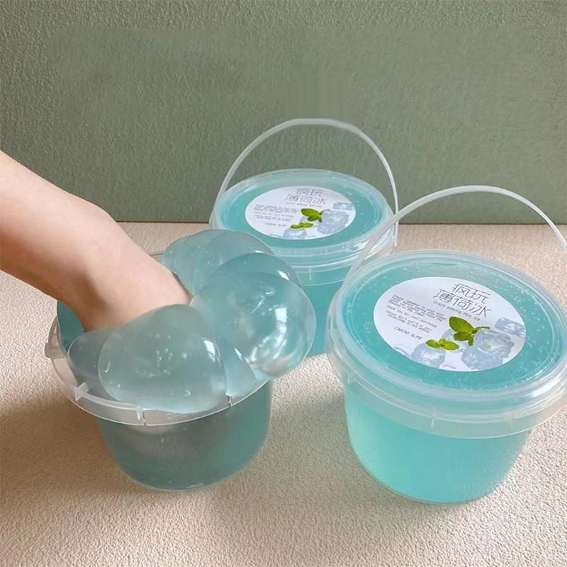 Super Large Box Bubble Gel Slime Children'S Str Relief Fong Glue Creative Squeezable Slime Adult Decompression Bubble Box