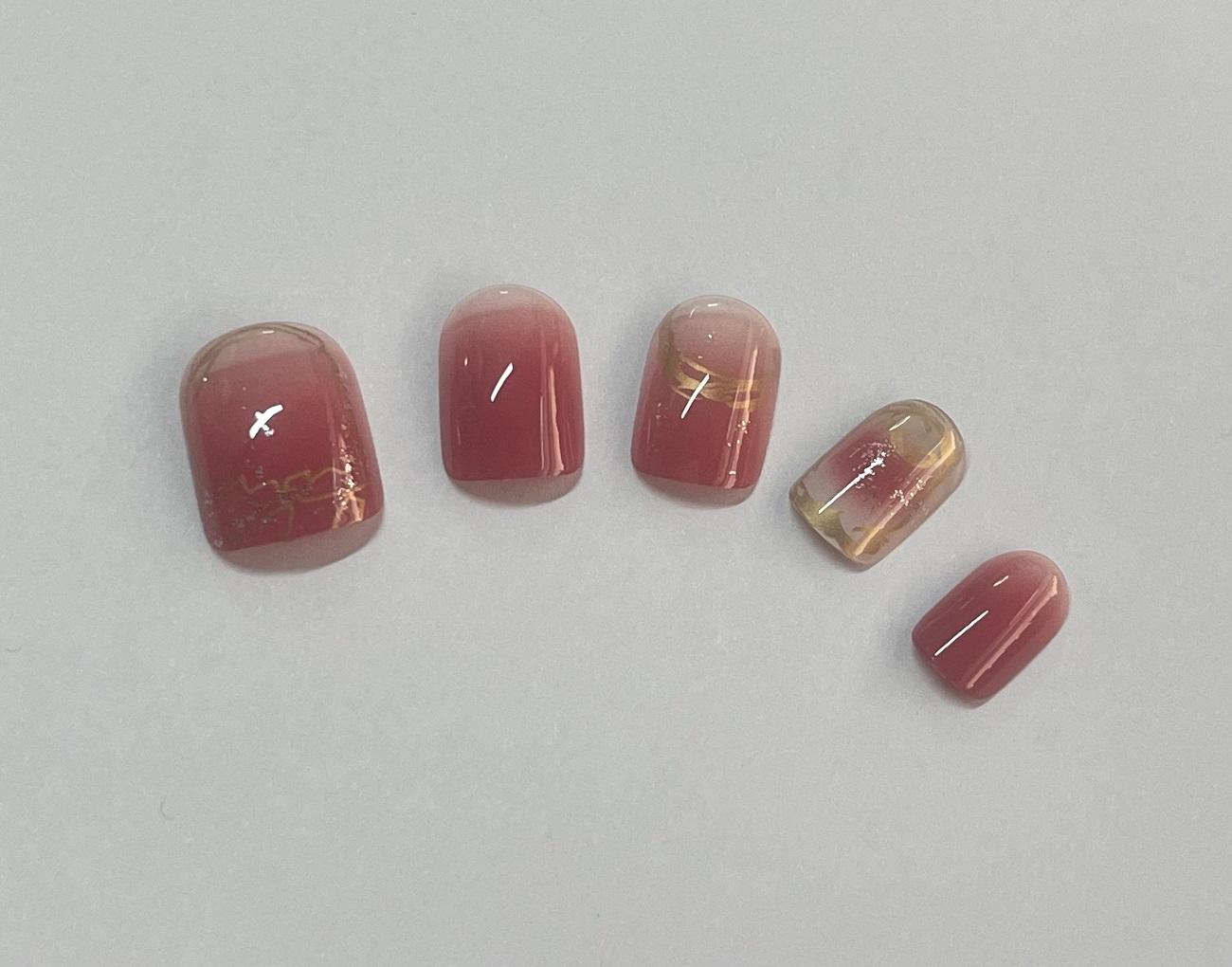 

24 шт. съемные накладные ногти в стиле балерины, носимые накладные ногти, полное покрытие, длинные кончики ногтей, маникюрный инструмент, пресс на ногтях