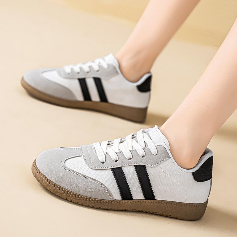 Round Toe Flat Female Women Sneakers Fashion Shoes Trend Casual Flats Female New Comfort White Vulcanized Platform Shoes
