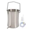 Coffee Enema Kit Waist Shape Stainless Steel Enema Bucket Kit for Cleansing Detox Enemas