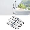 Valve Stems Caps Car Sticker For VW Volkswagen Jetta MK5 Golf 4Pcs Car Door Rearview Mirror Anti-Collision Strip Stickers Access zd7