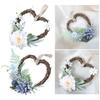 Flower Wreath Garland Wall Hanging for Valentine'S Day Farmhouse Decoration