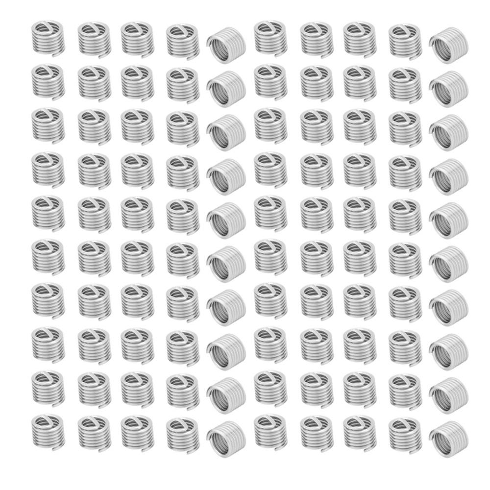 100pcs Metric Thread Helicoil Kit Precision Fit Wire Thread Sleeve  Stripped Thread Fixing