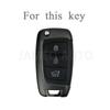 3 Buttons Tpu Car Key Case Cover For Hyundai Tucson For Hyundai I30 Accent Tucson Ix35 Solaris Elantra Kona Celesta Sonata Rings