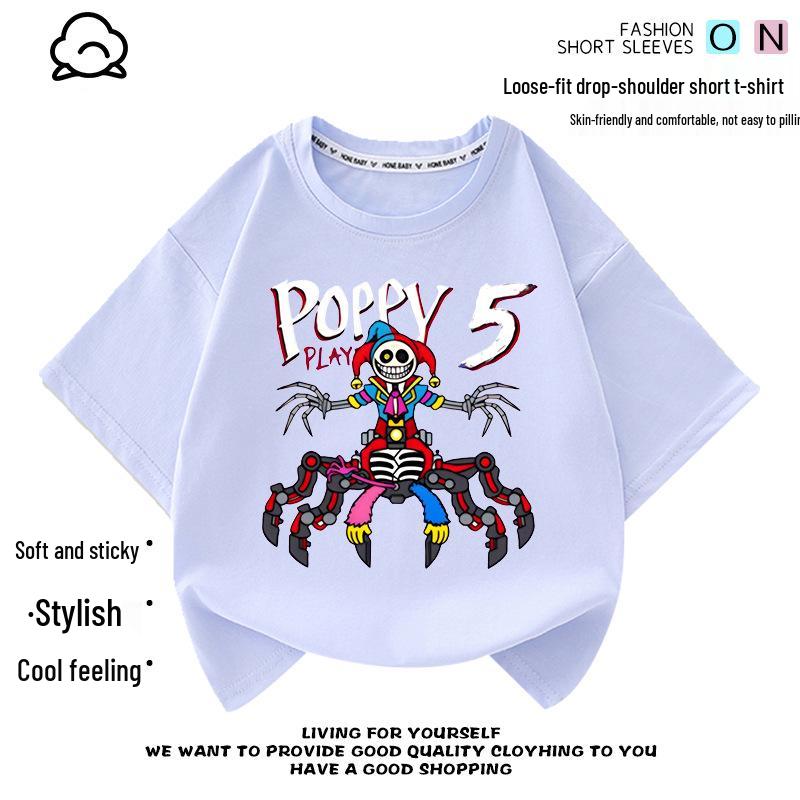 Poppy Playtime Prototyp Short Sleeve Children's Summer T-Shirt