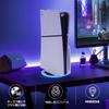 PS5 Vertical Stand for PS5 Pro and Improved Heat Compatible with the New PS5 Peripherals with All PS5 White L'QECTED Pro/PS5 Slim/PS5 (with screws)