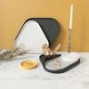 Top Quality Geometric Plaster Tray Silicone Mold Large Size Concrete Storage Dish Triangle Coaster Resin Molds Home Decoration