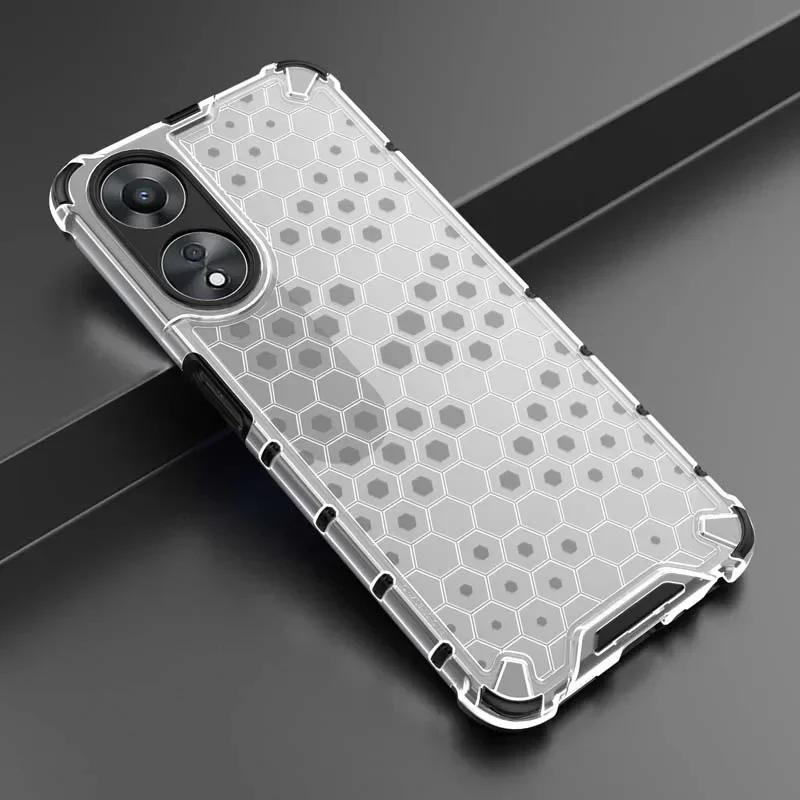 

TPU Shockproof Armor PC Case for OPPO A98 A78 A97 A77 A57 A17 A96 A76 A36 A94 A54 A74 4G 5G Clear Silicone Phone Cover For OPPO A78 5G