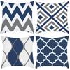 New Pillowcase Art Abstract Print Pillowcase Blue Pillowcase Home Sofa Pillowcase
