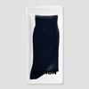 BOCION Dark Navy Solid Color Long Socks