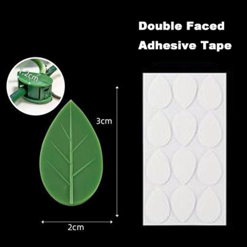 

Invisible Wall Rattan Clamp Plant Climbing Wall Clips Self-Adhesive Plant Fixator Vine Buckle Hook Rattan Fixed Clip Bracket 30pcs