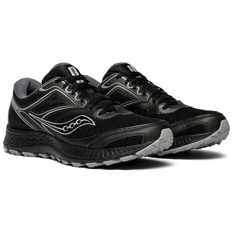 SAUCONY Cohesion 12 TR Trail Running Shoes Men Sneakers Black Gray S20475-1