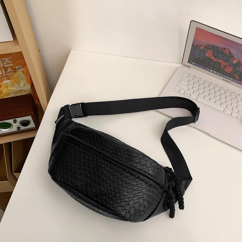 Unisex Fabric Standard Waist Bag  Large Capacity Fanny Packs  Chest Bag  Shoulder Crossbody Bags  High Quality  Belt Bags  Fashion