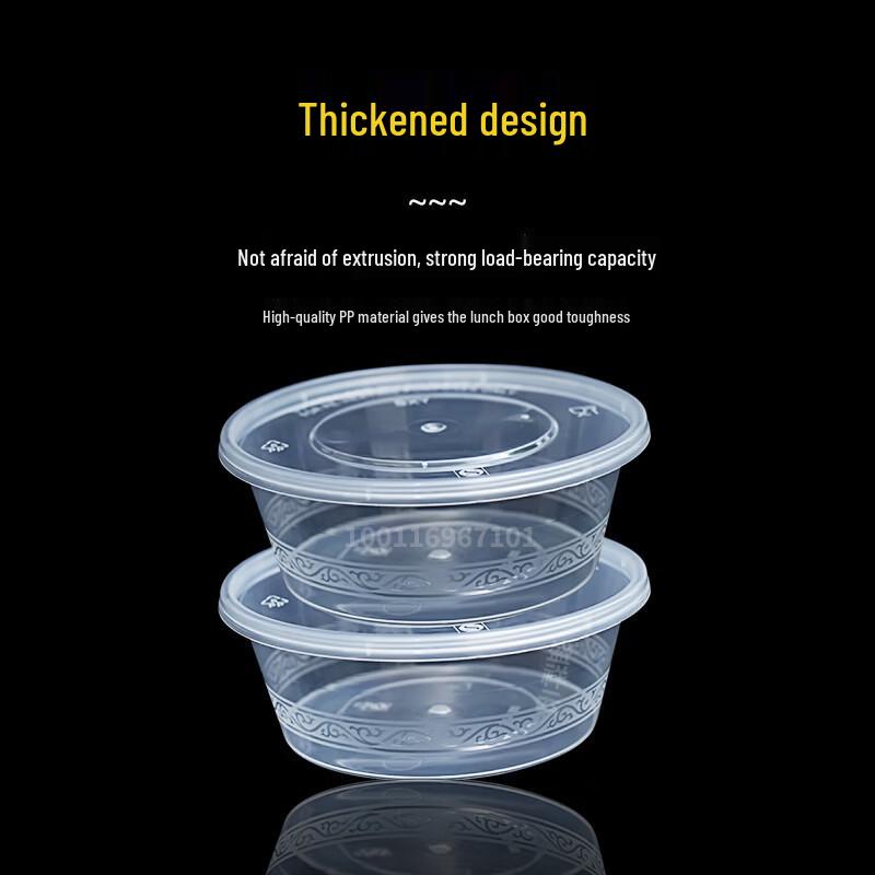 Disposable Microwaveable Food Containers with Lids